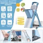 Safe Mandoline Vegetable Slicer Adjustable Vegetable Chopper Mandolin 2 Color AU