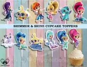 Shimmer & Shine Cupcake Toppers
