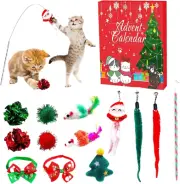 Christmas Advent Calendar 2024, 12 Days Cat Toys Christmas Countdown Calendar...