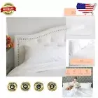 1500 Thread Count Black Cooling Sheets - Classic White California King Set