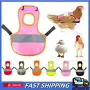 Adjustable Hen Reflective Vest Poultry Feather Protection for Chicken Geese Duck