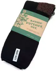 1 Pair BAMBOO OUTDOOR SOCKS Mens Heavy Duty Thick Work Socks Cushion