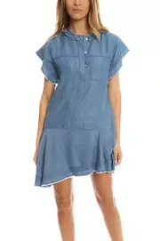 3.1 Phillip Lim Stonewashed Dress Size 4 retails $645.00 +A-16