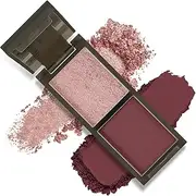 [Boobeen] Smoky Eyeshadow Palette, Matte Shimmer Eye shadow Palette, Highly Pigmented Natural Cool Shades, Smoky Eye Makeup for Halloween Christmas Party