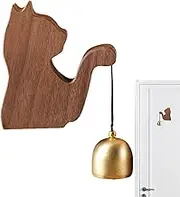 Door Bell Chimes, Wood Doorbell Chime, Decorative Loud Door Bell, Entrance Door Bell for Stores, Restaurants, Barns, Indoor, Outdoor