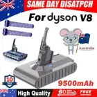 9500mAh Sony Battery For Dyson V8 SV10 Absolute Animal Fluffy 238171-10 & Filter