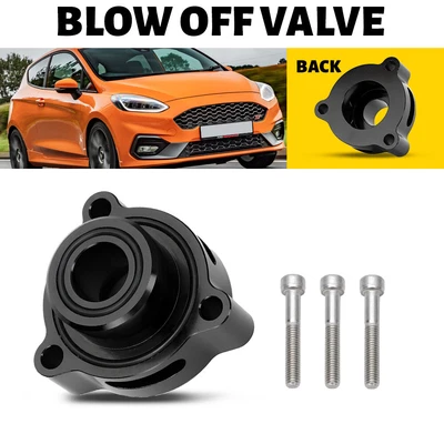 Black Blow Off Valve Adapter for Ford 2013-2019 Escape Fiesta Fusion Mustang