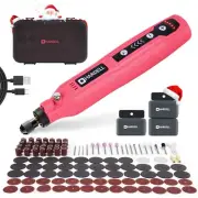 HARDELL Mini Cordless Rotary Tool, 5-Speed 3.7V Power Rotary Tool Kit with 11