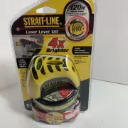 Strait-Line Laser Level 4xBrighter-"Level Plumb or Any Angle 360 Rotation Sealed