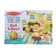Roll & Bowl Melissa & Doug Fun At The Fair Wooden Armadillo Bowling Game
