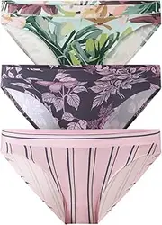 [MeUndies] – Women’s Bikini with Feel Free Waistband – Soft Tencel Micro Modal Fabric - XX-Large, Print Pack 3, XX-Large