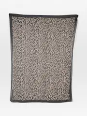 "B" Abstract Patterned Square Scarf