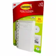 3M Command Damage-Free Large Picture Hanging Strips Package 34 Pairs/68 Strips