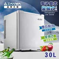 在飛比找PChome商店街優惠-免運 ZANWA 晶華 ZW-30SW 電子雙核芯變頻式冰箱