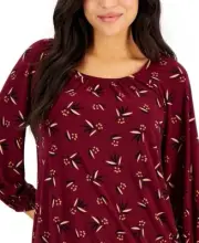 Anne Klein Women's Chianti Multi Peasant Shirt Size 3X NWT