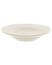 10 Strawberry Street Double Gold Line Set of 6 Soup Bowls