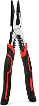 HAUTMEC 9" Needle Nose Pliers,High Leverage Combination Pliers 4 in 1 Multifunctional Heavy Duty Long Nose Pliers HT0274-PL