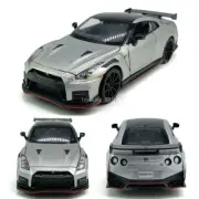 1:32 Nissan GT-R Nismo Toy Car Diecast Model Car Pull Back Boys Toys Silver