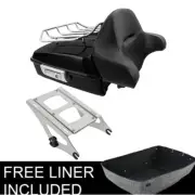 10.7'' Chopped Trunk Pad Mount Docking Kit Fit For Harley Tour Pak Touring 14-up