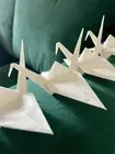 35 Handmade Origami Peace Cranes Made From Recycled Hiroshima Crane Papers