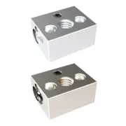Aluminum Heatblock Heat Block for 3D Printer Ender3S1 Hotend Heating Block