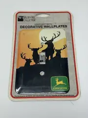 Walden Hill John Deere Deer Silhouette Decorative Wallplate Switch Plate