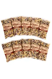 | 10-4 Oz Bags | Rainbow Popcorn Kernels | Old Fashioned, Non-Gmo and Gluten Fre