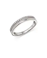 Bloomingdale's Fine Collection Diamond Band in 14K White Gold, 0.10 ct. t. w.