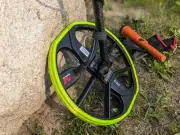 Minelab Equinox 11" Coil Bumper-Completely Contoured Rubber Guard.~Neon Yellow~