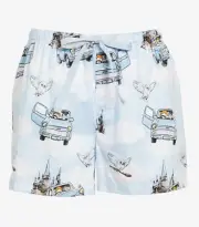 NEW PETER ALEXANDER HARRY POTTER COTTON PJ SHORTS WOMENS XL RRP$59.95 FLYING CAR