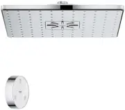 Grohe 26 645 Rainshower 1.75 GPM Multi Function Shower Head - Chrome