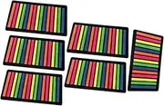 FUNOMOCYA Transparent Reading Highlight Strips Sticky Page Flags for School Office Use Portable Annotation Tabs for Safe and Reusable Highlighting