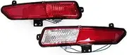 Rear Bumper Fog Light Stop Brake Light Reversing Lamp for Chery for Fulwin 2 Hatchback 2009-2012 Rear Lights(1 Left and 1 Right1)
