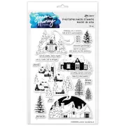 Simon Hurley create. Clear Stamps 6"X9" Winter Wonderland*