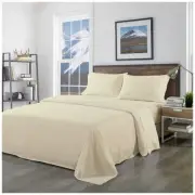 Royal Comfort 1000 Thread Count Pure Soft Bamboo Sheet Set Double Ivory