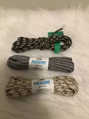 Lot Of 3 550 Parachute Cord Paracord for survival bracelets jewelry crafts