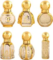 Essential Oils Roller Bottles, 6 Pcs Mini Refillable Empty Vintage Perfume