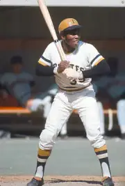 Manny Sanguillen Of The Pittsburgh Pirates Bats 2 Old Photo