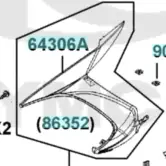 在飛比找蝦皮購物優惠-材料王⭐光陽 G6150.G6 150.LHJ3 原廠 前護