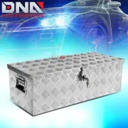 30"X 13"X 10"CHROME ALUMINUM PICKUP TRUCK TRUNK BED CAMPER TOOL BOX STORAGE+LOCK