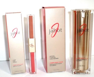 Jabot Foundation NUDE BEIGE LIGHT MEDIUM & Lip gloss SOUTH BEACH CORAL