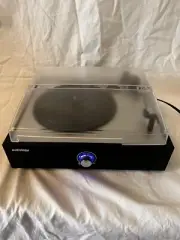 Audiology USB Turntable Record Player AU-RPUSB-550WD Dual Speakers - New In Box