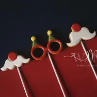 在飛比找ETMall東森購物網優惠-【視頻教程】王小miu老師胡子眼鏡創意有趣表情圣誕節糖霜餅干