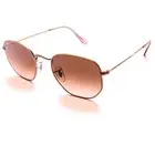 Ray-Ban ORB3548N Hexagonal / Irregular Men's Gold Sunglasses