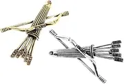 [SHERCHPRY] Vintage Brooch Pin for Men Bow Arrow Alloy Lapel Pin Stylish Small Brooch Decor for Suit