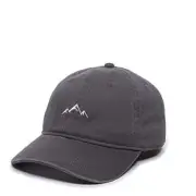 Mountain Dad Hat - Unstructured Soft Cotton Cap Charcoal