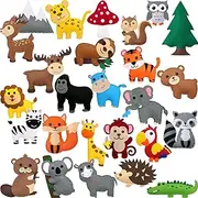 ONEST Animal Felt Sewing Kit Beginner Felt Sewing Craft Kit DIY Animals Making Set for Boys and Girls