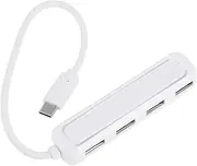Angoily 1pc Type OTG Type-c to 4 USB 2.0 Converter USB-c to 4 USB Hub Expand Your c Port