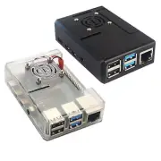 Fit For Raspberry Pi 4B Case Enclosure Box With Cooling Fan Aluminum Heat Sinks