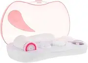 NOLITOY Set Facial Brush Facial Cleansing Instrument Face Cleaner Rotating Facial Brush Waterproof Facial Brush Clean Face Wash Oil for Face Electric Face Brush Plastic Rosy